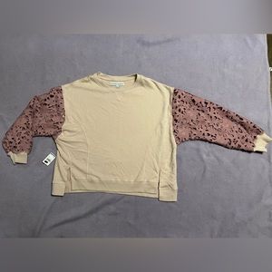 Womens Beyond the Radar Embellished Sweatshirt size Small